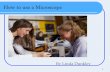 How to use a Microscope - Quantum Health Analyzer| Air …€¦ ·  · 2017-10-04learn how to use a microscope properly before you come to ... Parts of the Compound Microscope. Compound