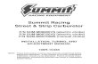 Summit Racing Street & Strip Carburetorstatic.summitracing.com/global/images/instructions/sum-carb instr.pdf · CONGRATULATIONS on your Summit Racing Street & Strip Carburetor purchase!
