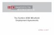 The Section 409A Minefield: Employment Agreements€¦ ·  · 2017-04-04The Section 409A Minefield: Employment Agreements Agenda • Background • The 409A minefield - employment