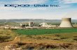 Company Brochure 2012 - KepcoUhde · Company Brochure 2012. 2 ... emental form or as sulphuric acid, both marketable ... thesis gas (syngas) for the subsequent production of