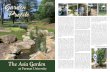 Garden Profile - Clemson University · The Asia Garden Garden Profile at Furman University ... A Japanese temple was carefully deconstructed in Japan and reconstructed by Japanese