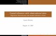Causal inference with observational data - Data Analysis … · Causal inference with observational data Regression Discontinuity and related methods in Stata Austin Nichols August