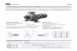 SPECIFICATIONS MATERIALS TECHNICAL DATA - Ebara · 120 MDM CENTRIFUGAL MONOBLOC PUMPS according to DIN 24255 standard in cast iron Close-coupled Mono-bloc centrifugal pump in …
