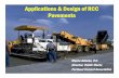 Applications & Design of RCC PtPavements - sefindia.org · Applications & Design of RCC PtPavements Wayne Adaska, P.E. Director, Public Works Portland Cement Association