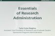 Essentials of Research Administration Core 1... · BC=Business-CONNECT ... Thank you for participating in the Essentials of Research Administration (ERA) ... Accounting & Voucher