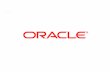 1 Copyright © 2011, Oracle and/or its affiliates. All ...download.oracle.com/otndocs/tech/semantic_web/pdf/oow2011_st...– Uses nested loop lookups and hash joins as needed ... Oracle