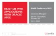 APPLICATIONS WITH ORACLE - DOAG Deutsche … WEB APPLICATIONS WITH ORACLE APEX 34 More about Cloud, Next Generation Data Warehouse and Tools for efficient and safe operation of Oracle…
