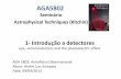 eye, semiconductors and the photoelectric effect - USPjorge/aga5802_2013/seminario_Intro_detetores.pdf · eye, semiconductors and the photoelectric effect ... Chapter 1 –Detectors