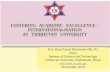 Fostering academic excellence – … ACADEMIC EXCELLENCE – INTERNATIONALISATION AT TRIBHUVAN UNIVERSITY ... Tribhuvan University is a non-profit ... Implementing semester system