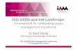 A framework for embedding asset management excellence · ISO 55000 and AM Landscape A framework for embedding asset management excellence Dr Navil Shetty IAM Faculty & Knowledge Committee