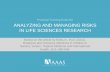 Practical Training Exercise ANALYZING AND MANAGING … STUDY Kirby... · Practical Training Exercise . ANALYZING AND MANAGING RISKS IN LIFE SCIENCES RESEARCH . Based on the article