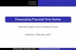 Forecasting Financial Time Seriesusers.cecs.anu.edu.au/~trumpf/LSslides/Manfred_Deistler.pdf · Introduction Factor Models An Example ForecastingFinancialTimeSeries: ProblemsandApproaches