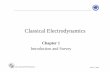 Chapter 1ocw.nctu.edu.tw/course/classical_electrodynamics/electrodynamics... · Classical Electrodynamics Chapter 1 Introduction and Survey A First Look at Quantum Physics 2011 Classical