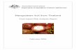Mangosteen fruit from Thailand - Department of … · Pest risk analysis the process of evaluating biological or other scientific ... • import conditions for fresh mangosteen fruit