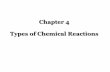 Chapter 4 Types of Chemical Reactions - profkatz.comprofkatz.com/courses/.../09/...Chemical-Reactions.pdf · Classifying Chemical Reactions by ... (aq) + Na2SO4 (aq) -----> BaSO4
