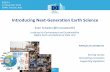Introducing Next-Generation Earth Science - Europadigitalearthlab.jrc.ec.europa.eu/.../default/files/...cyberscience.pdf · Introducing Next-Generation Earth Science ... and a blessing