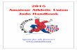2018 Amateur Athletic Union Judo Handbookimage.aausports.org/dnn/judo/2018/2018JudoHandbook-FINAL.pdf · 1 AAU Judo Rule Book & Regulations PREAMBLE The AAU Judo National Committee