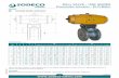 BALL VALVE - 10NF SERIES Pneumatic actuator - El …shop.sodeco-valves.com/Content/Tech/en-us/10NF_PD_PE.pdf 1 18/04/2016 ect t canges PNEUMATIC ACTUATOR FIG. PD - PE New design (El-O-Matic