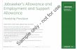 Jobseeker’s Allowance and Employment and Support Application Form April... · Jobseeker’s Allowance and Employment and Support ... For our use: Office code Office name Issue date