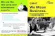 GMAT We Mean Business. - Princetonreviewme · to We Mean Business. GMAT ® Personalized GMAT prep raise your stock  The Best-Trained Instructors …