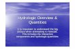 Hydrologic Overview & Quantities · Unit Hydrograph Stream ... Rainfall data analysis ... Microsoft PowerPoint - hydrology_introd.ppt Author: upc Created Date: