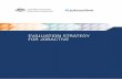 EVALUATION STRATEGY FOR JOBACTIVE noted all material presented in this document is provided under a Creative Commons ... Evaluation Management ... Evaluation Strategy for jobactive
