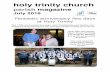 holy trinity churchholytrinitywb.org/wp-content/uploads/2017/01/July-Mag-2016.pdf · holy trinity church parish magazine ... The Christian faith of the fastest woman in the world