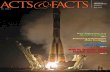 ACTS FACTS - Institute for Creation Research · ACTS&FACTS INSTITUTE FOR CREATION RESEARCH ... and miraculous creation on Earth—us! BACK TO GENESIS IMPACT EVENTS ... You can’t