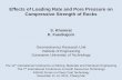 Effects of Loading Rate and Pore Pressure on Compressive ... of Loading Rate 1.pdf · Effects of Loading Rate and Pore Pressure on Compressive Strength of Rocks S. Khamrat K. Fuenkajorn