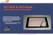 VET-ECG & VET-Scout - Dextronix · VET-ECG & VET-Scout ... EU & US color coding ... VET-ECG 12-channels VET-Scout 2-channels differential Lead Capability 10, 6, 3 + 3D