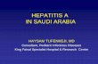 Hepatitis A in Saudi Arabia - HAV Meeting · Saudi Arabia Population 23 million, ¼ expatriates Equal Urban: rural distribution Fifty percent of Saudis