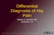 Differential Diagnosis of Hip Pain - AAHKSmeeting.aahks.net/wp-content/uploads/2016/12/2016-0800...Differential Diagnosis of Hip Pain William G. Hamilton, MD Alexandria, VA Disclosures