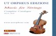Music for Strings - utorpheus.com · VIOLIN Methods and Studies FRISINA, CESARE Short Bowing Method. Exercises for coordinating right-arm movements for the young violinist DM 25 –