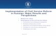Implementation of Civil Service Reform in Russian: Major ...siteresources.worldbank.org/INTINDONESIA/Resources/226271... · Implementation of Civil Service Reform ... Affairs Other