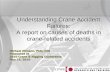 eLCOSH: Understanding Crane Accident Failures: A … · Understanding Crane Accident Failures: A report on causes of deaths in crane-related accidents Michael McCann, PhD, CIH Presented
