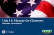 Unit 11: Manage the Classroom€“ Non-verbal communication/body language ... manageable functions, e.g., group leader, safety officer, ... Unit 11: Manage the Classroom ...