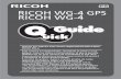RICOH WG-4 GPS RICOH WG-4 cargas estáticas fuertes o los campos magnéticos producidos por ... • En este manual, las tarjetas de memoria SD, SDHC y SDXC se denominan