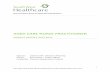 AGED CARE NURSE PRACTITIONER - health.vic … · AGED CARE NURSE PRACTITIONER ... the services of GP’s , Gerontologists, other Aged Care Nursing, ... a sample of Aged Care Residential