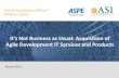 Acquisition for Agile Development - aspe-sdlc.com Fletcher Vice President Federal Agile Delivery ASPE Training, Inc. 2