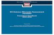 DC Science Alternate Assessment Portfolio · DC Science Alternate Assessment Portfolio . Procedures Handbook . 2015-2016 . Prepared by. Division of Data, Accountability and Research