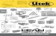 LEAN - Utek Vision · Grazie alla massima ﬂessibilità UTEK pro- ... Il catalogo presenta in modo dettagliato la nostra gamma di prodotti namento dedita all’implementazione della