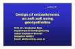 Design of embankments on soft soil using geosyntheticsnptel.ac.in/courses/105108075/module8/Lecture34.pdf · Design of embankments on soft soil using geosynthetics ... Soft Clay Foundation