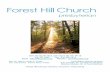 Forest Hill Church: diverse, inclusive, welcoming · Forest Hill Church: diverse, inclusive, welcoming ... Prayer of Preparation ... River and led him through all the land of Canaan
