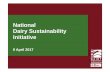 National Dairy Sustainability Initiative - Teagasc · recognition of significant challenges of agri-expansion ... Slide source: Pat Duggan ... evolution/development