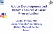 Acute decompensated heart failure: case presentationhis-files.com/pdf/Acute_decompensated_heart_failure.pdf · Short-term inotropic infusion, although frequently used to improve hemodynamics