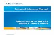 Quantum LTO-6 HH SAS Model C User’s Guide - GfK Etilize · Quantum LTO-6 HH SAS Model C User’s Guide ... written authorization of Quantum Corporation is prohibited by law and