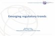 Emerging regulatory trends - World Trade Organization · Emerging regulatory trends ... ITU World Telecommunication/ICT Indicators database. Global ICT Developments, ... Future challenges