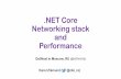 .NET Core Networking stack and Performance - Contentful · .NET Core Networking stack and Performance DotNext in Moscow, RU ... Windows Linux / Mac ... Networking –Architecture