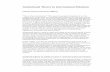 Institutional Theory in International Relationsreinhardmeyers.uni-muenster.de/docs/IIR.pdf · Institutional Theory in International Relations ... Institutional analysis, informed