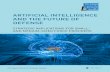 ARTIFICIAL INTELLIGENCE AND THE FUTURE OF … · artificial intelligence and the future of defense: strategic implications for small- and medium-sized force providers ... 2 martin